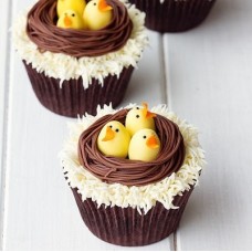 Easter Nest Cupcakes - 6 Cupcakes